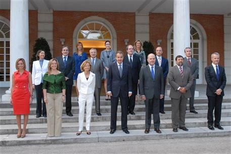 22/07/2011. 41Ninth Legislature (5). Group photo of the President of the Government, José Luis Rodríguez Zapatero, together with the members...